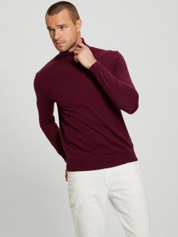 Guess - Maroon Solid Sweater