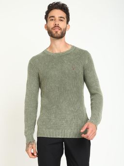 Guess - Green Textured Sweater