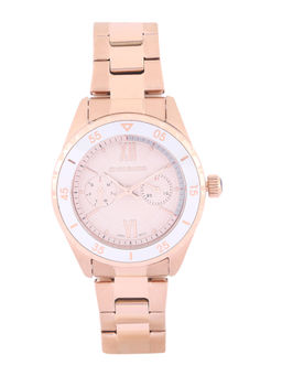 Giordano - Multifunctional Rose Gold Round Dial Women's Watch (2964-33)