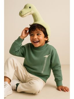 Tales & Stories - Boys Olive Polycotton Sweatshirt