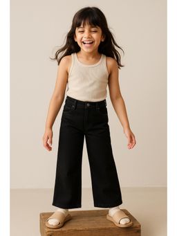 Tales & Stories - Girls Black Lycra Jeans