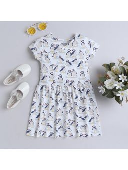 Baby Nation - Girls White Cotton Dress