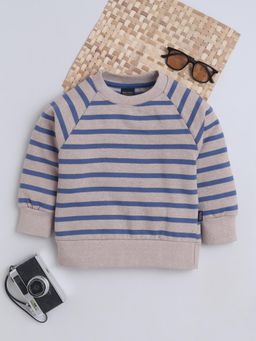 Baby Nation - Unisex Blue Cotton Sweatshirt