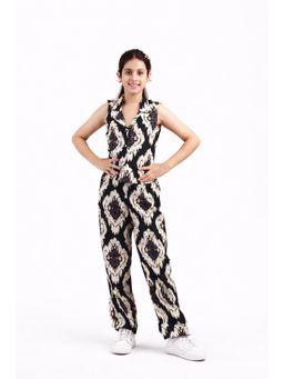 Titrit - Girls Beige Cotton Top with Pant