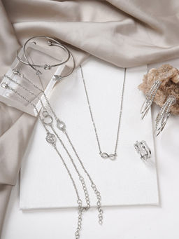 Joker and Witch - Joker & Witch Silver Tassel Jewellery Set