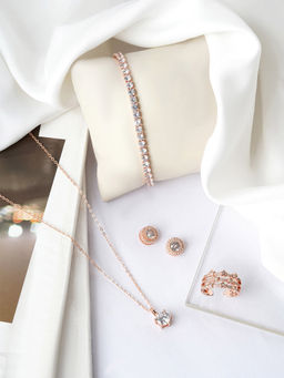 Joker and Witch - Joker & Witch Pink Crepe Jewellery Set