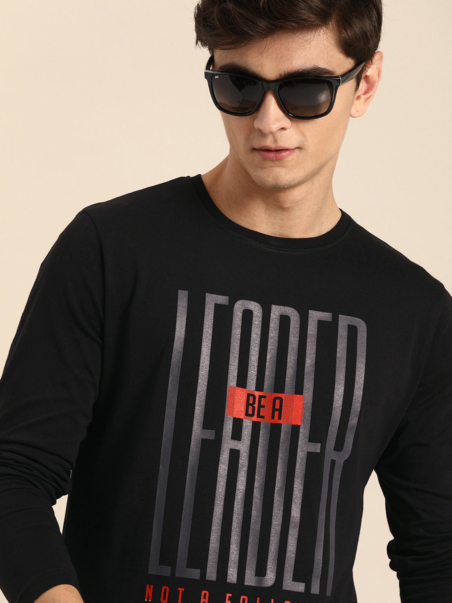 Buy Bewakoof Leader Full Sleeve T-Shirt 