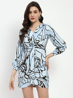 Madame - Butterfly Print Wrap Style Dress