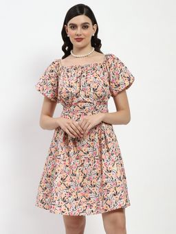 Madame - Multi-Color Cotton Dress