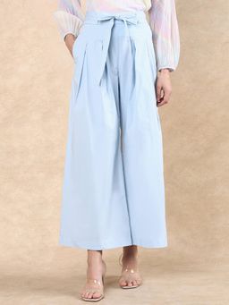 RAREISM - Sebern Light Blue Wide Ankle Length Trouser