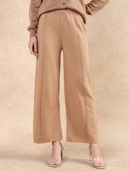 RAREISM - Omerli B Primary Beige Wide Ankle Length Trouser