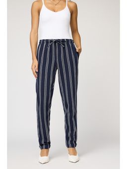 FREAKINS - Maritime Navy And White Stripe Pant