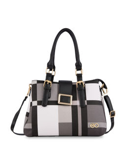 E2O - Multi-Color Colorblock Satchel Handbag for Women