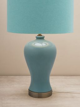 Pure Home + Living - Light Blue Ceramic Lamp Stand