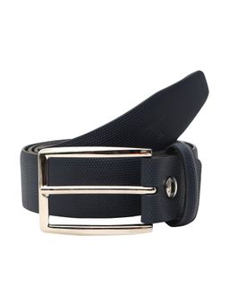 Bulchee - Mens Genuine Leather Belt Casual Jeans Plain Chinos Blue Bul2170b