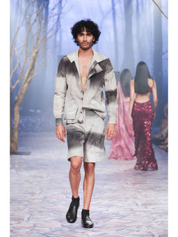 Nirmooha - Printed Crepe Jacket