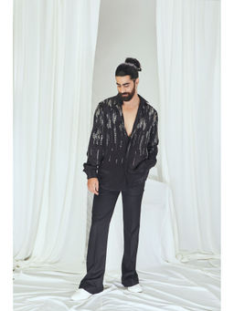 Nirmooha - Carbon Suiting Flared Pant