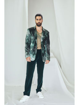 Nirmooha - Emerald Velvet Pant