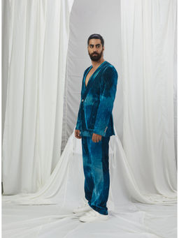 Nirmooha - Jade Blue Micro Pant
