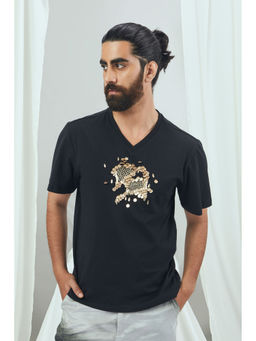 Nirmooha - Carbon Embroidered T-Shirt