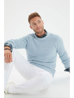 Trendyol - Man Blue Sweater