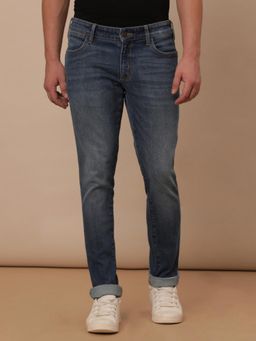 Wrangler - Mens Skanders Blue Jeans Slim Fit