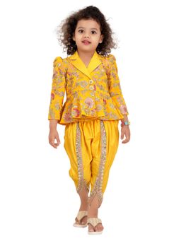 Pragya Exclusive - Peplum Top with Tulip Dhoti (Set of 2)