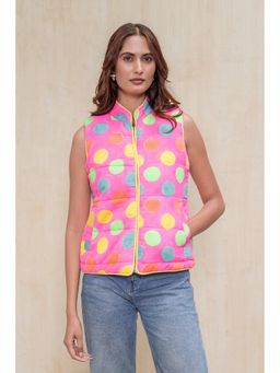 NAVYAS FASHION - Reversible Quilted Pink Jacket