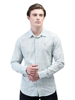 WOODS - Blue Checks Casual Shirt
