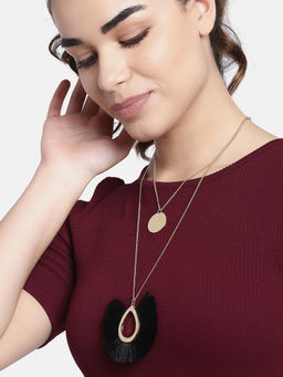 Twenty Dresses by Nykaa Fashion - Tassel Tease Layered Necklace