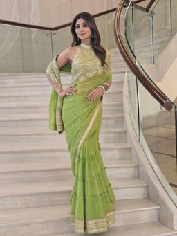 Gopi Vaid - Shilpa Shetty in Naaz Saree With Blouse