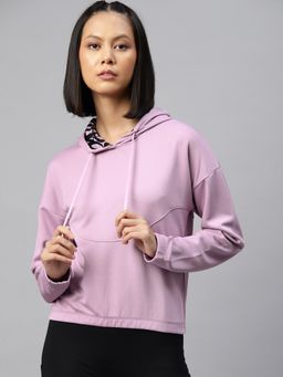 Alcis - Women Anti Static & Drytech Printed Hooded Sweatshirt