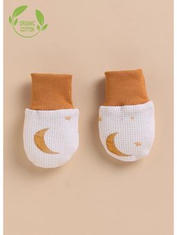 Cot & Candy - White Organic Tiny Twinkle Mitten