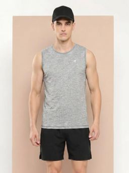 Alcis - Grey Persistent Sleeveless Tank T-Shirt