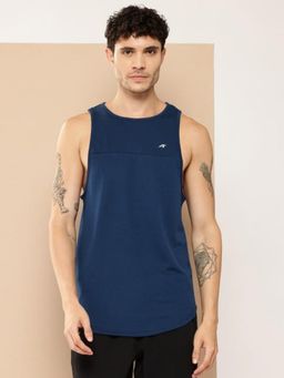 Alcis - Navy Blue Power Shell Tank T-Shirt
