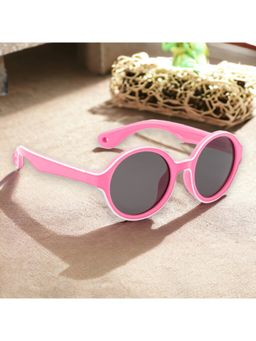 ROYAL SON - Kids Oval Polarised Pink Sunglasses for Boys Girls CHIKID00136-C5