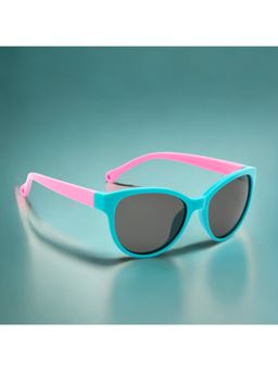 ROYAL SON - Kids Cat Eye Polarised Sky Blue Sunglasses for Girls CHIKID00138-C4