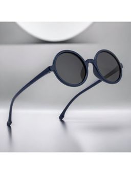 ROYAL SON - Kids Round Polarized Navy Blue Sunglasses for Boys Girls CHIKID00140-C4