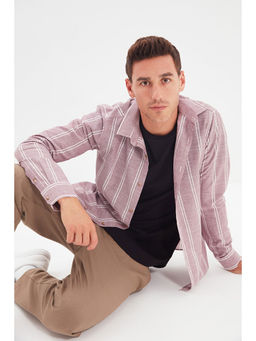 Trendyol - Man Maroon Casual Shirt