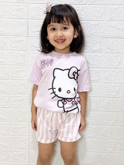 Napchief - Girls Hello Kitty Iconic T-Shirt and Shorts