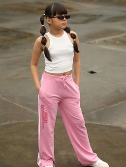 Napchief - Girls Main Character Energy Pink Trouser