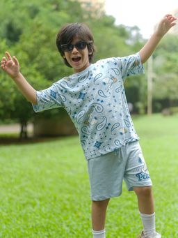 Napchief - Unisex Paisley Peanuts Co-Ord Set