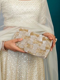 Gajra Gang - Silver-Gold Clutch