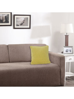 Maspar - Colorart Charlotte Yarn Dyed Texture 310GSM Yellow Cushion Cover