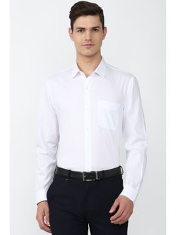 Peter England - Men White Slim Fit Formal Shirt