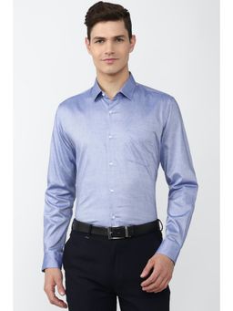 Peter England - Men Blue Slim Fit Formal Shirt