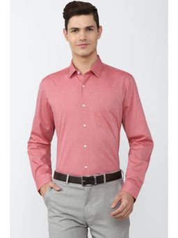 Peter England - Men Pink Slim Fit Formal Shirt
