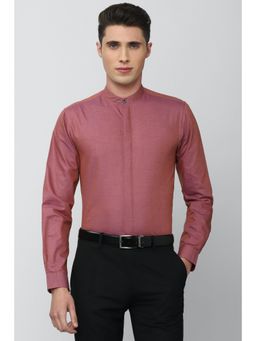 Peter England - Men Pink Slim Fit Formal Shirt