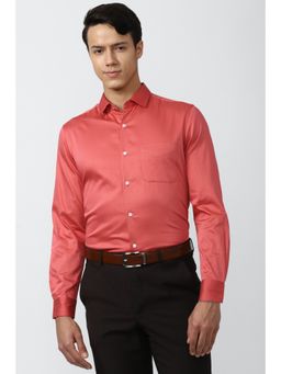 Peter England - Men Pink Regular Fit Formal Shirt