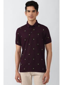 Simon Carter - Men Purple T-Shirt